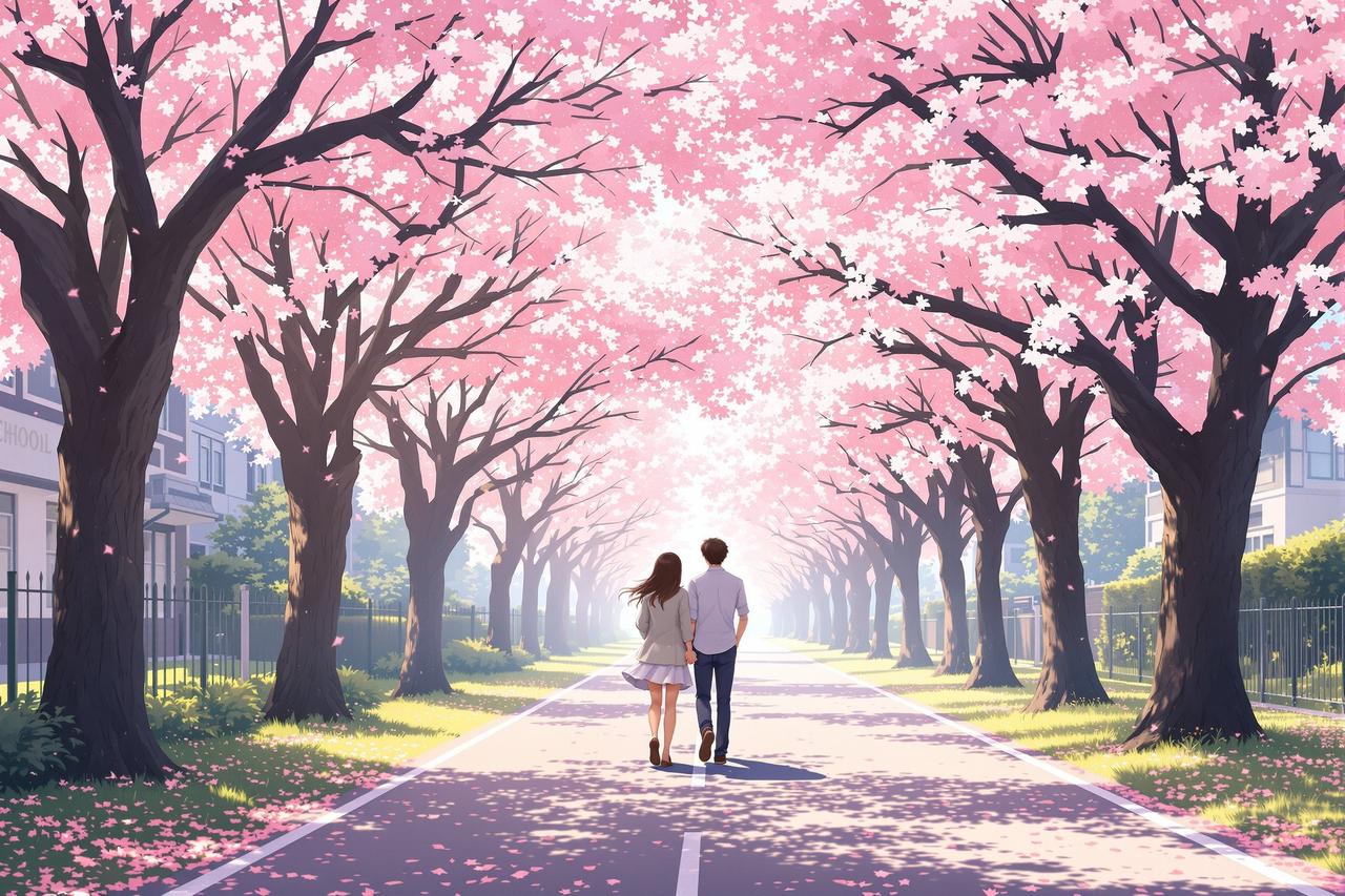 短剧搜索入口精品专题《校园初恋启蒙：从校服到婚纱的纯爱故事》封面